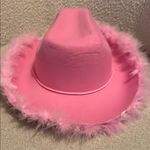 Pink Feathered Cowboy Hat Photo 0