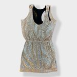 Robert Rodriguez  NWOT‎ designer sequin and silk rose gold dress size 8 Photo 2