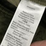 Madewell  Jogger Pants Womens 2 Quilted Olive Green Pockets Stretch Photo 4