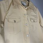 NWT Tuckernuck Steele Shirt Button Down Blouse in Khaki Women’s Size XS Top Tan Photo 5