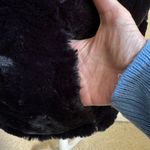 Nicole Miller Faux Fur Exterior Reversible Vest in Black Photo 6