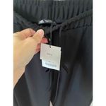 ZARA Basic Tie Ankle Dress Pants Black Size Medium NEW Photo 4