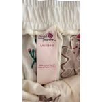 secret treasures  LIGHT WEIGHT FLANNEL JOGGER PANTS IVORY GINGERBREAD CHRISTMAS P Photo 4