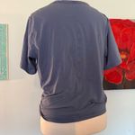 Lululemon Crescent Knot Front purple Blue Training Running Yoga T-Shirt Size 6 Photo 3