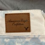 American Eagle  floral print denim shorts size 0 Photo 6