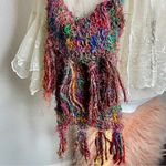 Lakhay's Collection Funky Fringe Woven Boho Crossbody Bag Purse 100% Silk Photo 0