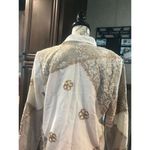 Indigo Moon Medium Padded Blazer Tan Size 8 Photo 3