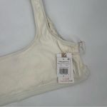 Good American  Bikini Top 2XL Curvy Plus Size Ribbed Scoop Neck Swim Ivory NWT Photo 6