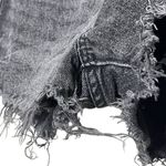 Levi's Levi’s 501 Distressed Black Denim Shorts Women’s Size 28 Button Fly Cutoff Rigid Photo 5