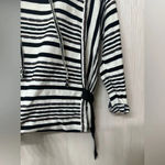 Moon River  Tuckernuck Striped Sweater with Tie Details size M Photo 3