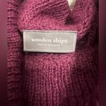 Wooden Ships Purple Cowl Neck Knit Sweater Dress Size S/M Photo 1