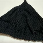 Designer Triangle Bikini Top Black Photo 2