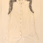 Reserved Button-down Tank Blouse Photo 2