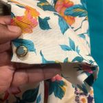 Vintage 90’s Brel Originals Floral Dress Womens Size 12 Teal Pink Union Made White Photo 7