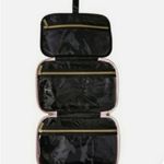 Yumi Kim Cream Cosmetic Bag with Floral Design Photo 2