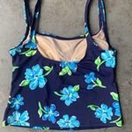 Lands' End Vintage 90s Tankini Top floral swim top Has built-in padding size 10 Photo 8