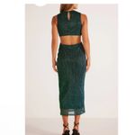 MINKPINK Green Midi Dress Pink Mink Photo 1