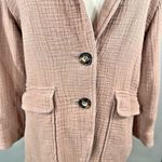 Madewell Cotton-Linen Relaxed Larsen Blazer in Faded Earth Photo 4