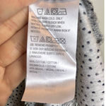 Lounge The Muses  Loungewear Long Sleeve Tee Grey Polka dot Cotton Blend Photo 4