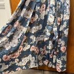 Baltic Born NEW Sicily Satin Short Sleeve Maxi Dress Floral Blue Large L NWT Photo 8