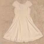 Dress the Population NWOT LIVIA GARNET RED FIT & FLARE DRESS sz L Photo 3