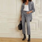 Slvrlake Wash Moonlight Blue London Crop Straight Leg Jeans Sz 26 Photo 5