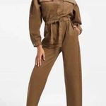 Good American Good Cinched Elasticized Long-Sleeve Jumpsuit // NWT Photo 1