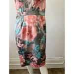 Jessica Simpson  halter floral dress 6 midi sweetheart pink padded bust whimsical Photo 8