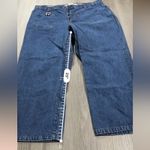 Tommy Hilfiger Vintage Dark Wash High Rise Cropped Denim Straight Jeans Size 14 Photo 8