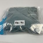 NOUVIDA Ruffle Cold Shoulder Tank Top Ribbed Knit Sleeveless Blouse Casual Blue Size M Photo 7