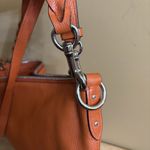 Coach Abby Duffle Tangerine Pebbled Leather Convertible Shoulder Bag Purse Tote Photo 12