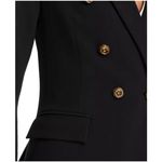 AQUA  Women's Black  Gold‎ Button Blazer Jacket Career Photo 3