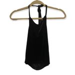 Brandy Melville  Black Velvet Halter Top Tank Size Small Photo 2
