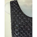 Laurence Kazar Vintage 1980’s  Silk Beaded Cocktail Mini Dress Photo 5