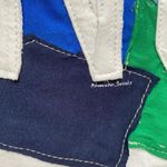 Notre Dame bow patchwork quilted gameday long sleeve top White Photo 9