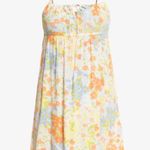 Urban Outfitters Billabong feeling blue Cute Floral Gauze Dress Size Large Photo 11