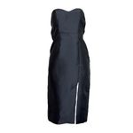 Anthropologie HUTCH x Slim Bow-Back Midi Dress, Black, 6 (US) Photo 6