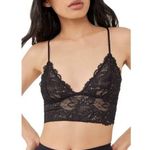 Free People Intimately  Everyday Lace Longline Bra 2-Pack Black Combo Small NWT. Photo 0