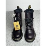 Dr. Martens NWT Doc Martens 1460 Serena Oxblood s Boots Women's US Size 5 Faux Fur Lining Photo 2
