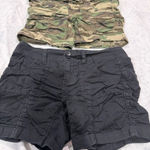 No Boundaries  Women's Camo & Black Cargo Shorts Bundle Size S (4-6) Casual Photo 0