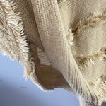 Charlie Paige  Cream Textured Poncho Photo 6