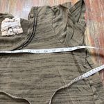 Anthropologie  Olive Green and Black Striped Women's Top size Large Photo 8