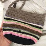 Rosetti  Vintage Woven Knit Crossbody Striped Bag w Charm Photo 5
