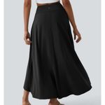 Halara NWT “Breezeful” Skirt. High waisted low ruffle 2 in 1 (built in shorts) M Photo 2