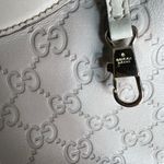  Guccissima White Leather Punch Hobo Bag with Horsebit Interior Photo 8