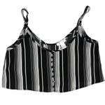 Revamped Striped Crop Top Photo 0