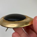 Daylor | Vintage BELT BUCKLE Gold/Black Made in USA Replacement Part Gold Photo 2