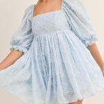 Boutique Babydoll Dress Blue Photo 0
