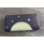 Grogu Baby Yoda Mandalorian Star Wars Concept One Blue Zip Around Wallet Photo 1