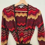 Pendleton  Merino Wool Southwestern Cardigan Chevron Western Hippie Lagenlook XS Photo 2
